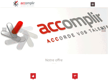Tablet Screenshot of accomplir.fr